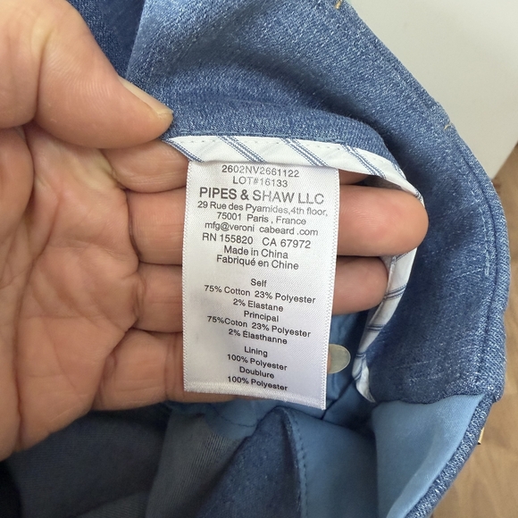 Veronica Beard Frenkle Denim Pant - Picture 16 of 16